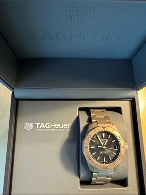 TAG Heuer Aquaracer Men's Stainless Steel Watch - Black Dial